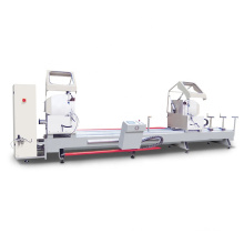 High precision CNC double head miter aluminum cutting saw machine